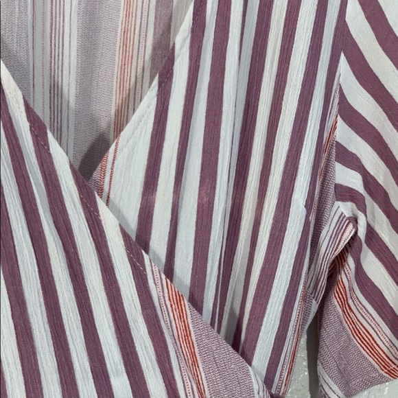 Oddy Striped Wrap Maxi Dress - Picture 5 of 9